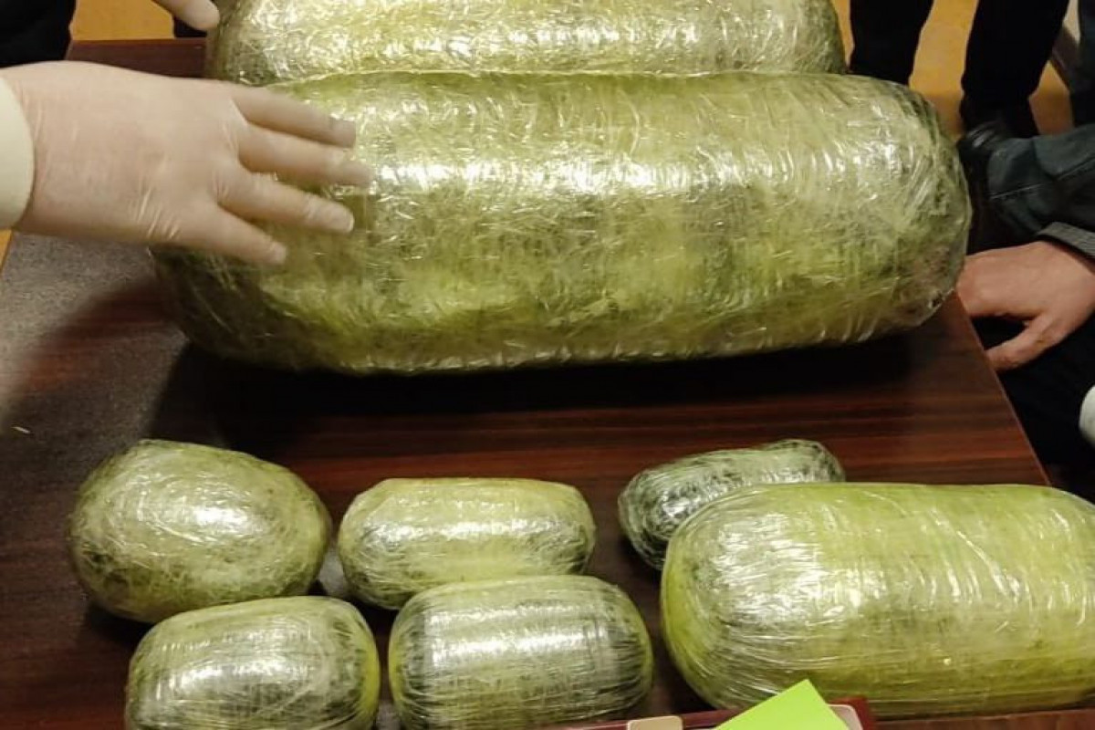 Sabirabad sakinindən 12 kiloqram narkotik vasitə aşkarlanıb - FOTO