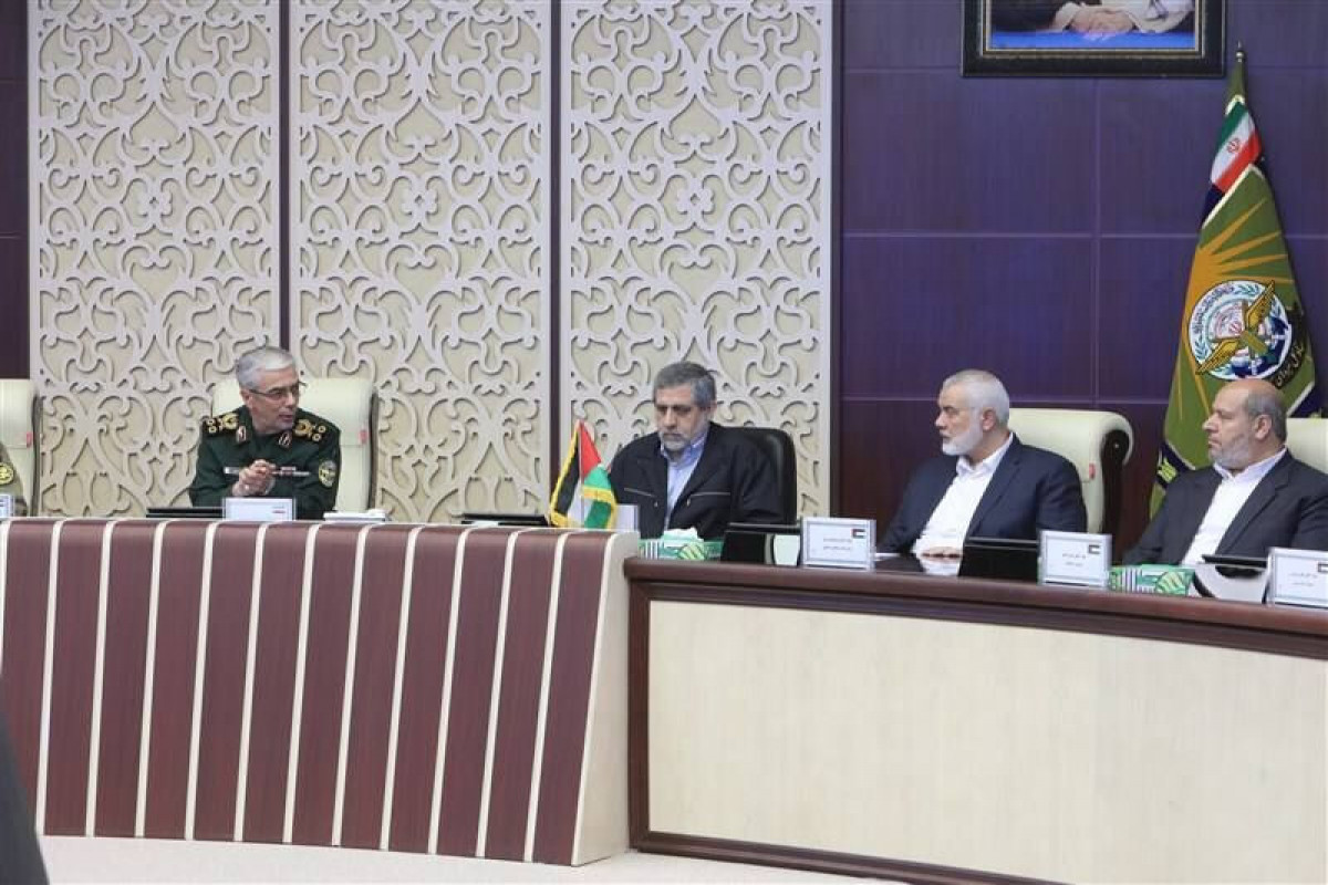 HAMAS lideri Tehranda İranın Baş Qərargah rəisi ilə görüşüb