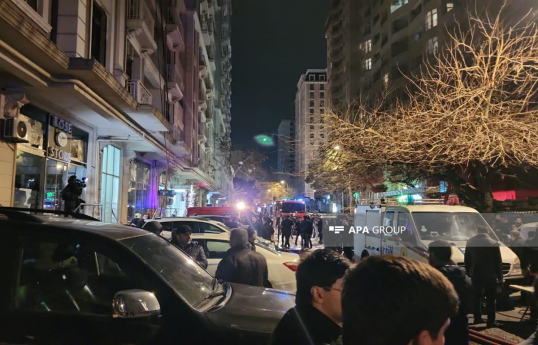 Nərimanovda baş verən yanğın nəticəsində 15 nəfər xəstəxanaya yerləşdirilib - FOTO  - VİDEO  - YENİLƏNİB 2 