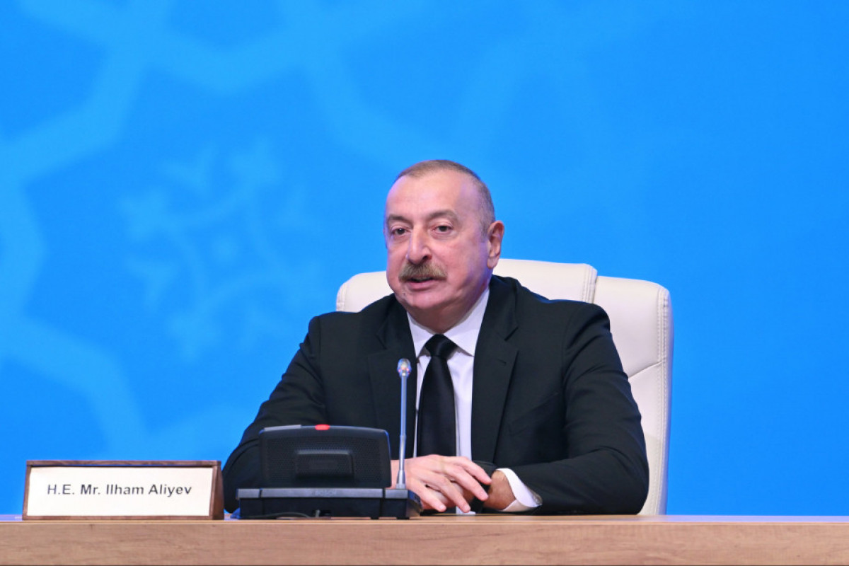 Azərbaycan Prezidenti: COP29-a ev sahibi kimi biz indi rolumuzu körpülərin salınmasında görürük