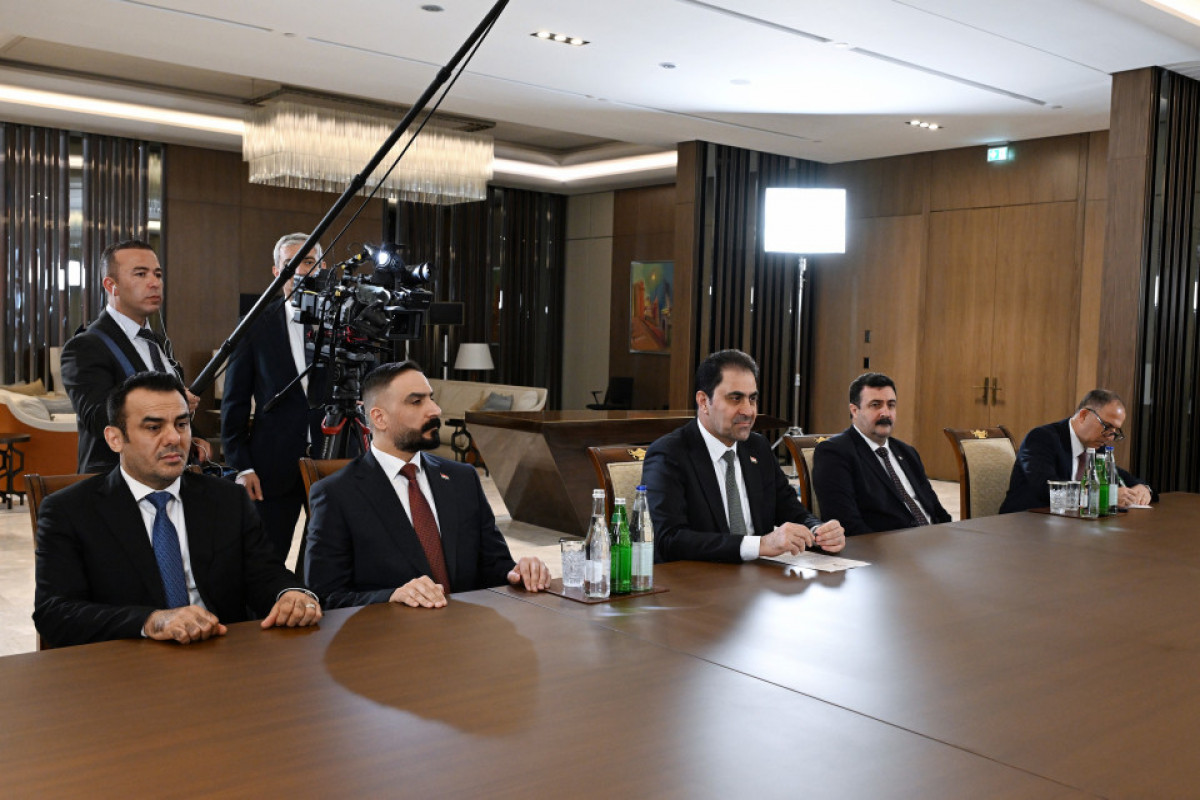 Prezident İlham Əliyev İraq Parlamentinin sədrini qəbul edib - YENİLƏNİB 