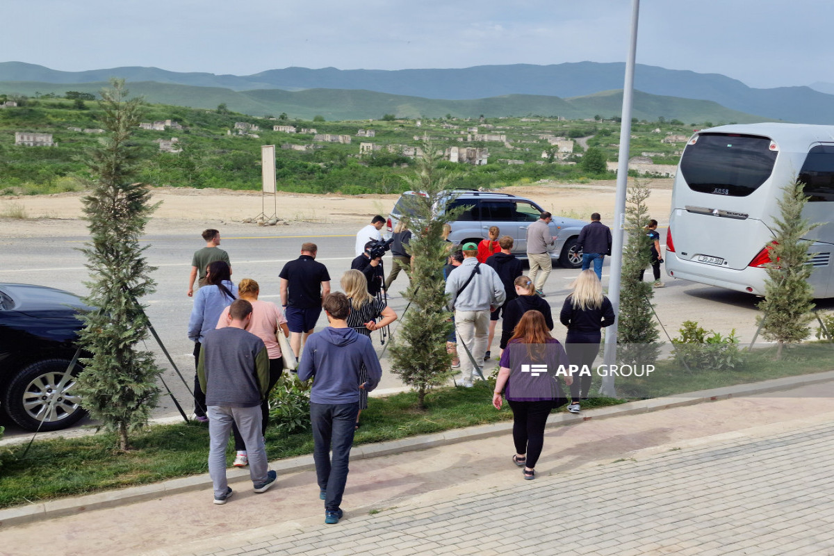 Norveçli səyyahlar Füzuli şəhərində olublar - YENİLƏNİB  - FOTO 