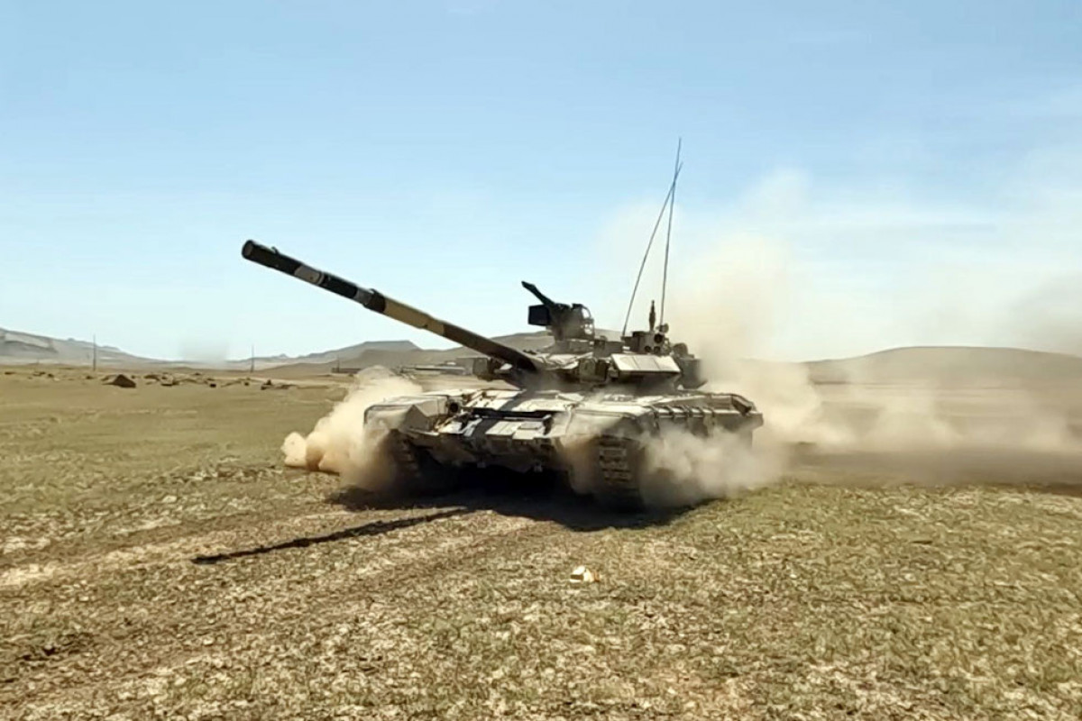 Azərbaycan Ordusunda tank bölmələrinin döyüş hazırlığı məşğələləri keçirilir - <span class="red_color">VİDEO