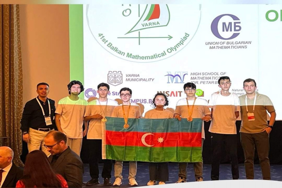 Balkan Riyaziyyat Olimpiadasında məktəblilərimiz 1 gümüş və 2 bürünc medal qazanıblar - FOTO 