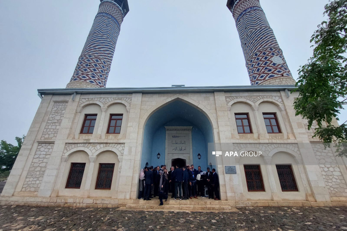 6th World Forum on Intercultural Dialogue Participants visit Aghdam Juma Mosque-<span class="red_color">PHOTO-<span class="red_color">UPDATED