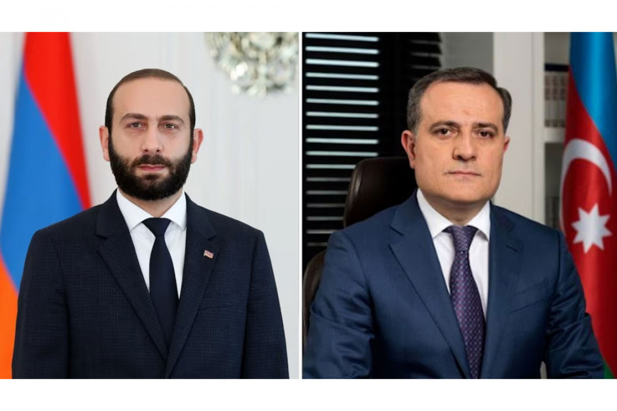 Ararat Mirzoyan, Minister of Foreign Affairs of Armenia and Jeyhun Bayramov, the Minister of Foreign Affairs of the Republic of Azerbaijan