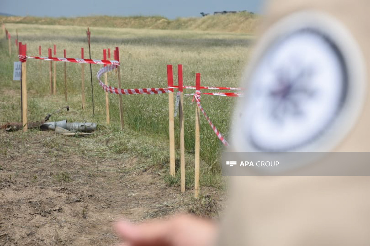 На освобожденных территориях Азербайджана обнаружено ещё 79 мин, 378 НРБ
