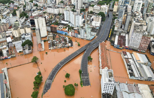 Braziliyadakı daşqınlar nəticəsində 78 nəfər ölüb