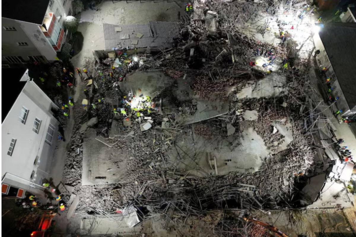 Building collapse in South Africa leaves two dead, dozens trapped