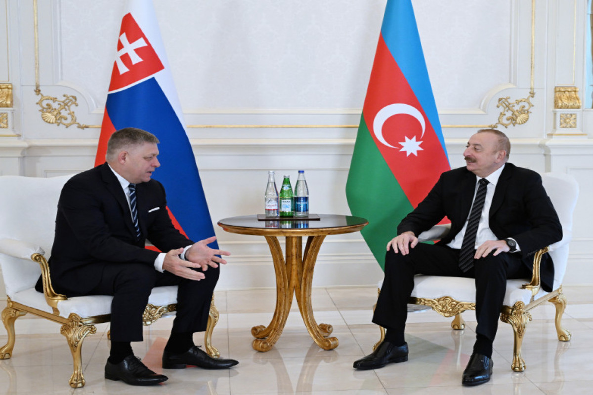 Prezident İlham Əliyevin Slovakiyanın Baş naziri ilə təkbətək görüşü olub - YENİLƏNİB 