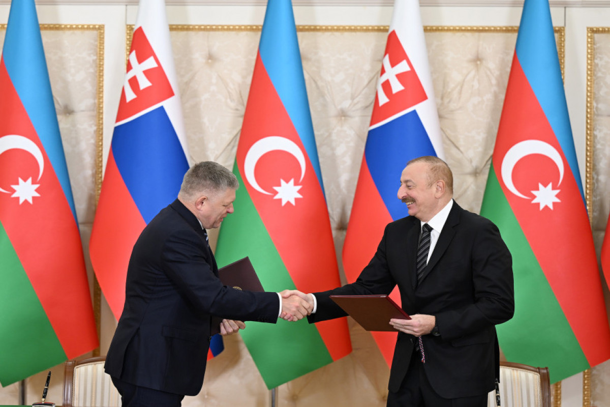 Azərbaycanla Slovakiya arasında strateji tərəfdaşlıq haqqında Birgə Bəyannamə imzalanıb