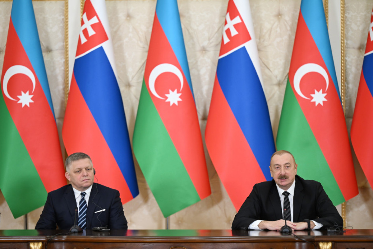 Azerbaijani President, Slovak Prime Minister made joint statement-<span class="red_color">UPDATED-1