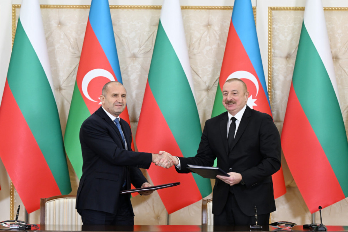 Azərbaycan və Bolqarıstan arasında Strateji Tərəfdaşlığın gücləndirilməsi haqqında Birgə Bəyannamə imzalanıb