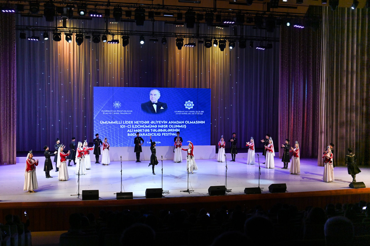 Tələbələr arasında keçirilən bədii yaradıcılıq müsabiqə-festivalının yekun konserti keçirilib