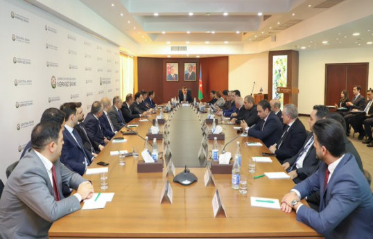 Mərkəzi Bankda sığorta şirkətlərinin rəhbərləri ilə görüş keçirilib