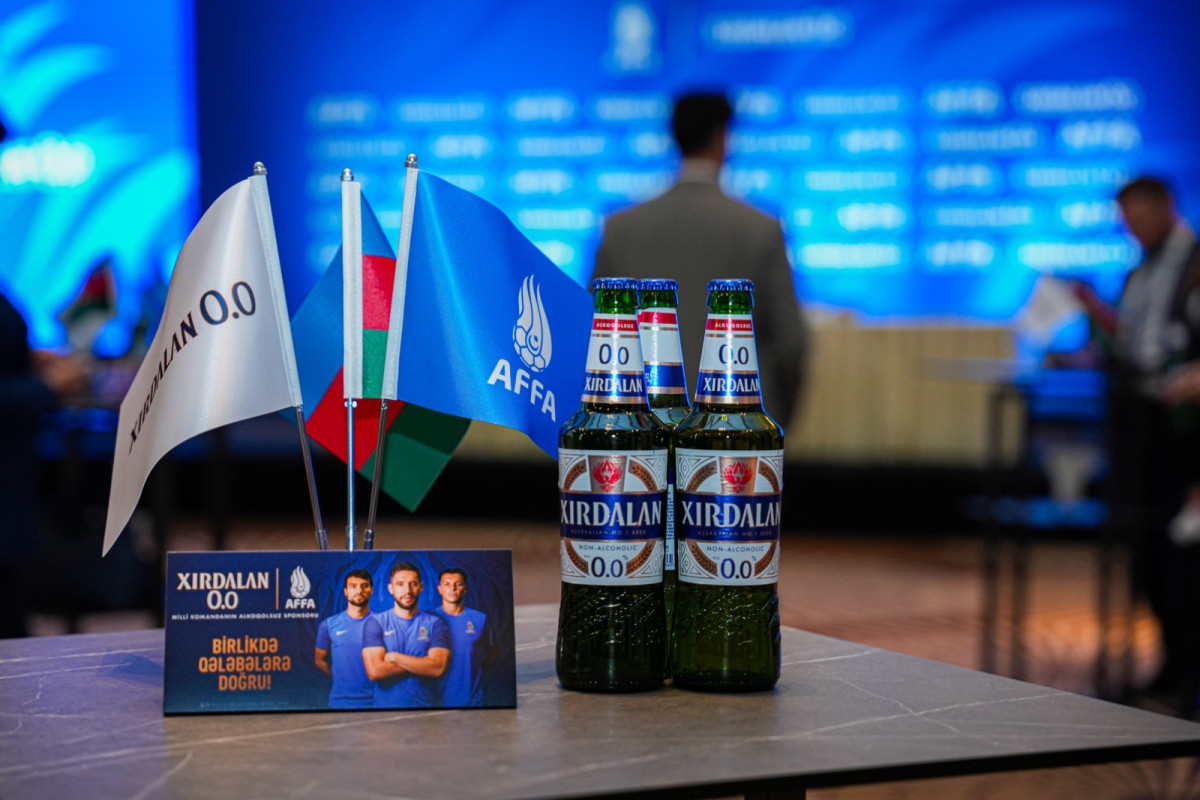 Xırdalan 0.0  Futbol Millisinin alkoqolsuz sponsoru oldu - FOTO 