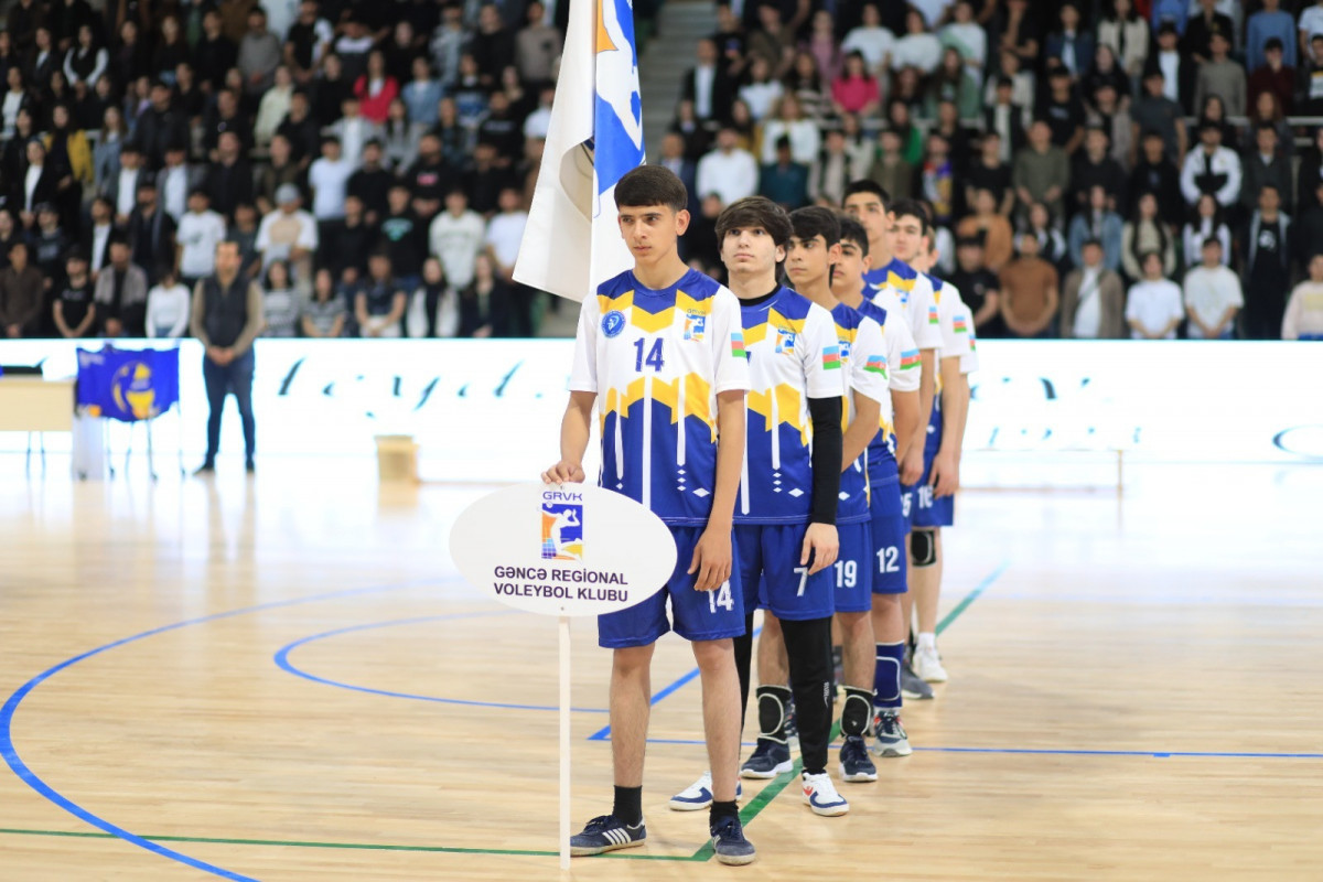 Gəncədə Ulu Öndərin anadan olmasının 101-ci ildönümünə həsr olunmuş Respublika Voleybol Turniri keçirilib