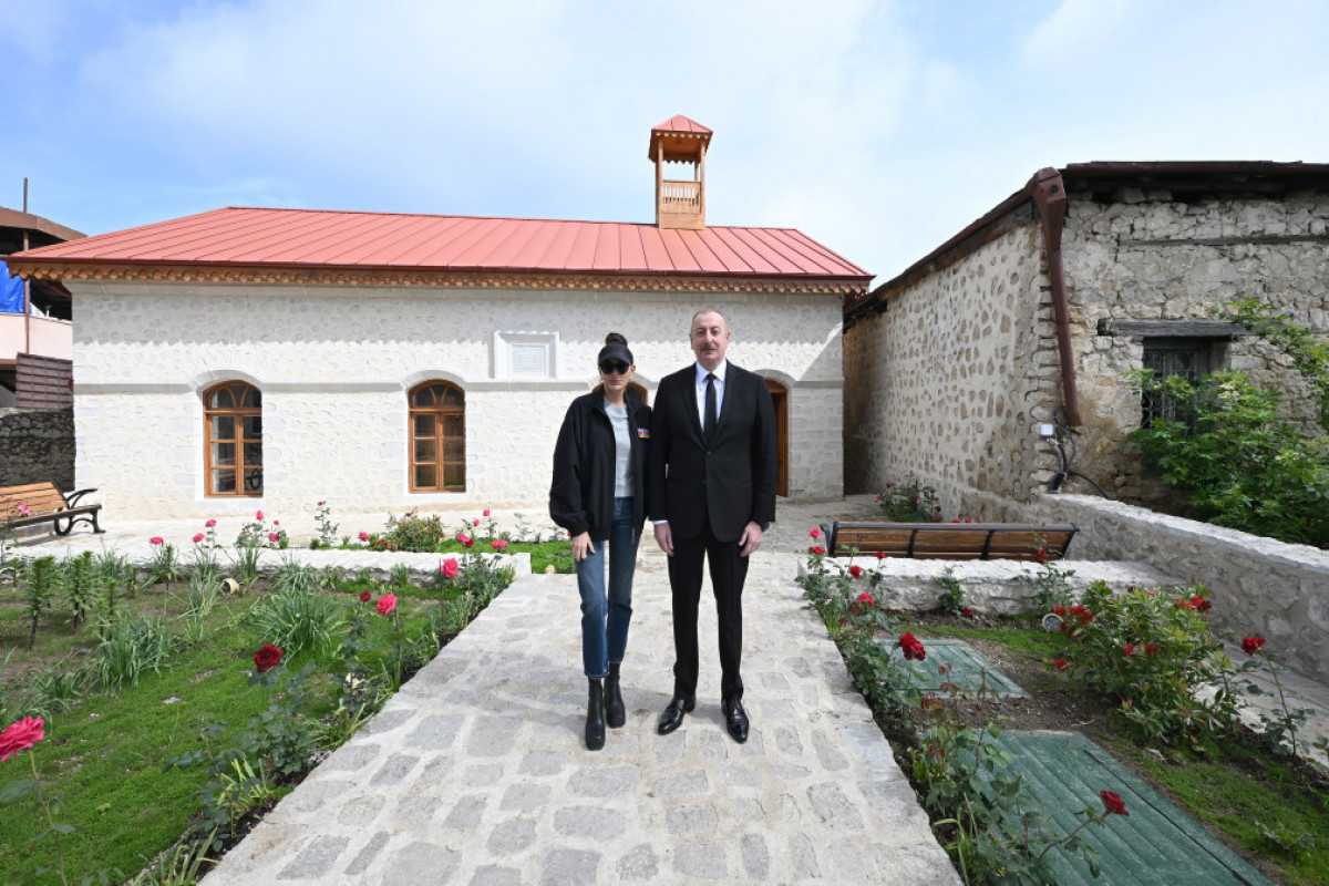 President Ilham Aliyev and First Lady Mehriban Aliyeva attended inauguration of Mamayi Mosque after restoration-<span class="red_color">UPDATED