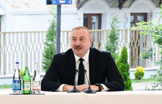 Prezident: Qazaxın işğal edilmiş torpaqlarının qaytarılması, delimitasiya, demarkasiyanın şərtlərimiz əsasında aparılması növbəti zəfərimizdir