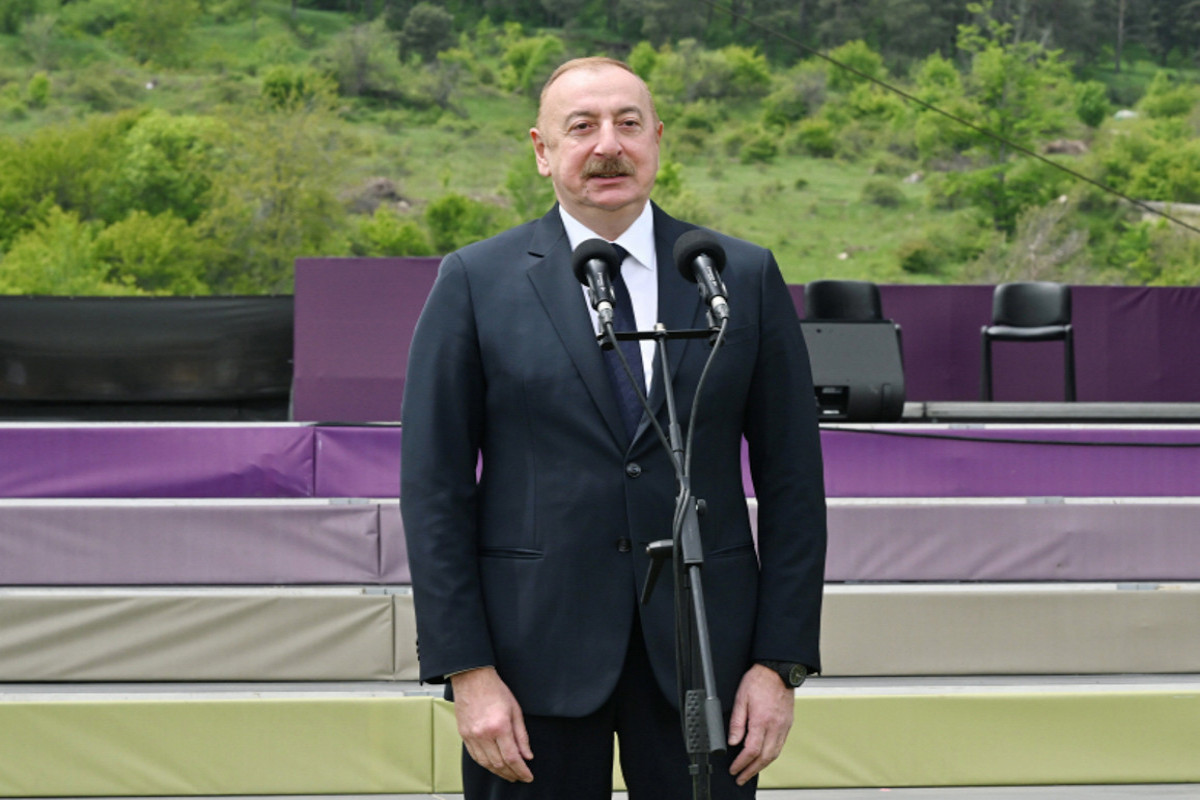 Prezident İlham Əliyev: Şuşa qəhrəmanlığın, zəfərin və sülhün rəmzidir