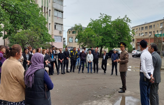 “Yaz-yay fəsillərində sel təhlükəsi” mövzusunda silsilə tədbirlər keçirilir