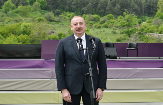 Prezident: Əminəm ki, bundan sonra Azərbaycan torpaqlarında daim sülh olacaq