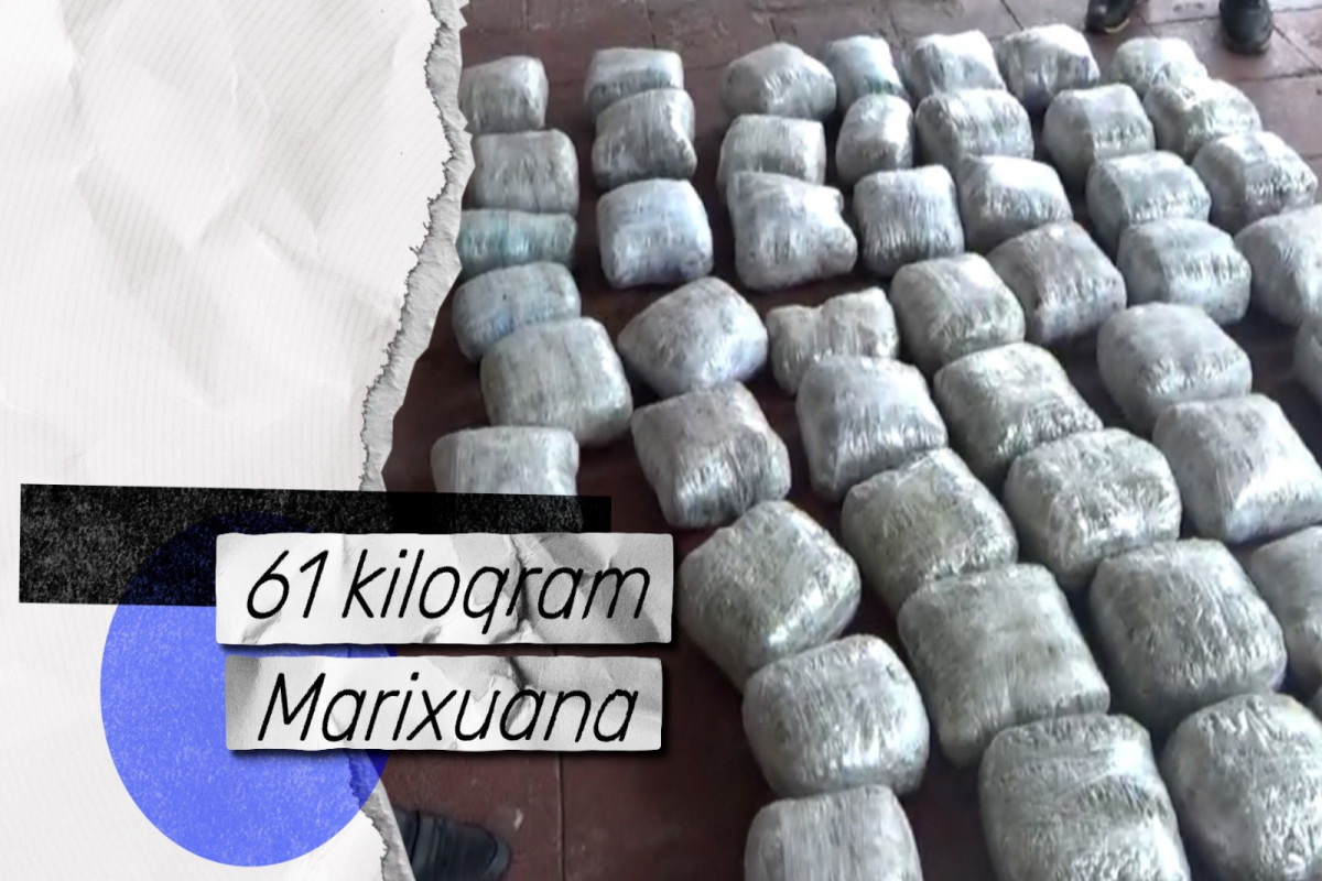 İrandan gətirilən 61 kq narkotiki satmaq istəyən Astara sakinləri saxlanılıblar