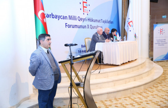Azərbaycan Milli QHT Forumunun qurultayı keçirilib, yeni rəhbər seçilib  - YENİLƏNİB  - FOTO 