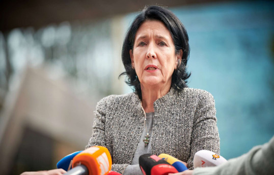 Zurabişvili “xarici təsir” haqqında qanun layihəsinə veto qoyacağını təsdiqləyib
