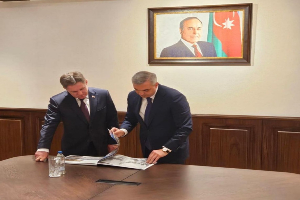 Samir Nuriyev Belarus Baş nazirinin müavini ilə görüşüb