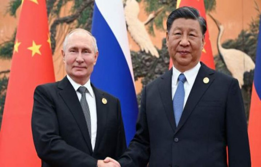 Putin Ukrayna böhranının həlli ilə bağlı təşəbbüslərinə görə Çinə təşəkkür edib