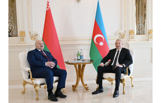 Azərbaycan və Belarus prezidentlərinin təkbətək görüşü olub - YENİLƏNİB 
