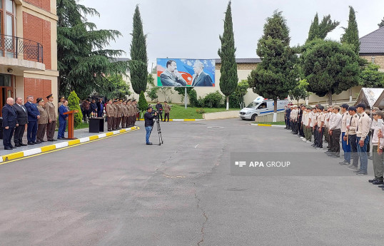 Gəncədə “Gənc xilasedici və yanğınsöndürən” ümumrespublika yarışlarının zona birinciliyi keçirilib - FOTO 