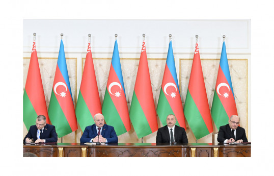Azərbaycan-Belarus sənədləri imzalanıb - YENİLƏNİB-1  - FOTO 