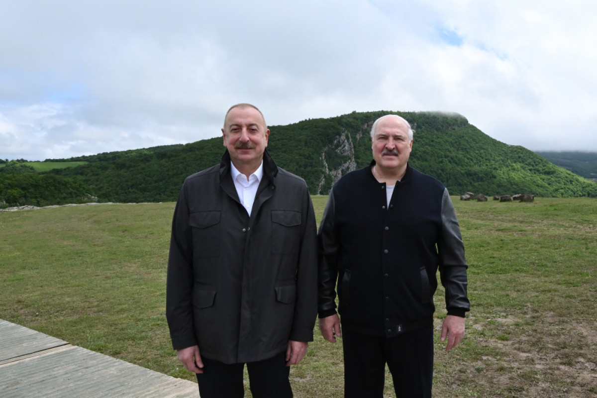 Prezident İlham Əliyev, Belarus Prezidenti Aleksandr Lukaşenko