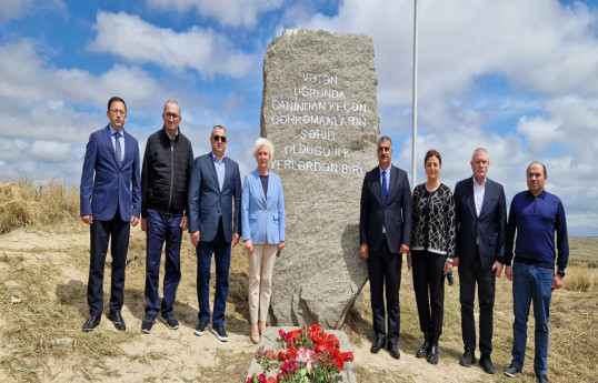 Daiga Mierina, Latviya Respublikası parlamentinin sədrinin Füzuli səfəri