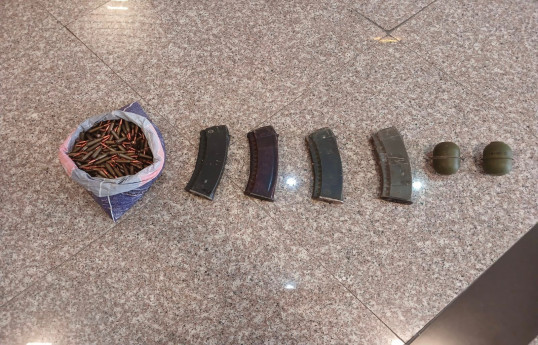Oğuzda qumbara və sursat aşkarlanıb