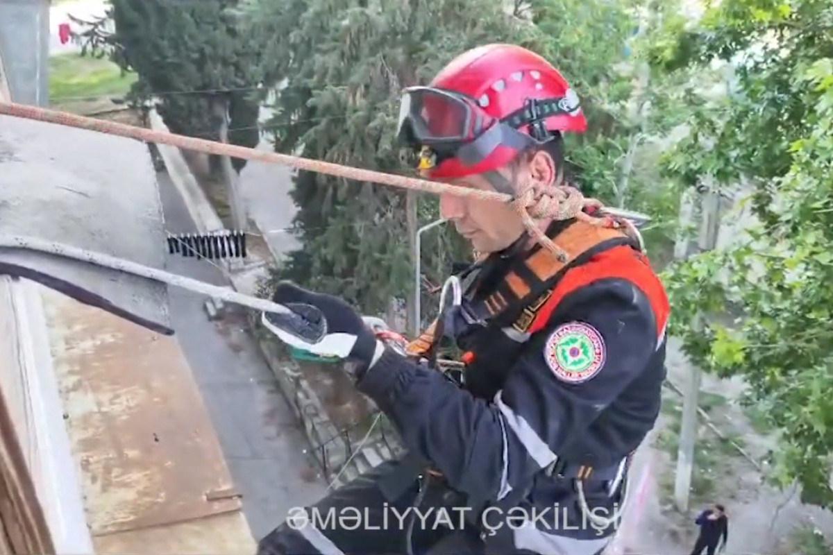 FHN Mingəçevirdə əməliyyat görüntüləri yayıb - VİDEO 