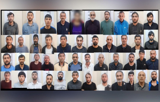 Gəncədə oğurluq etməkdə şübhəli bilinən şəxslər saxlanılıblar - FOTO 