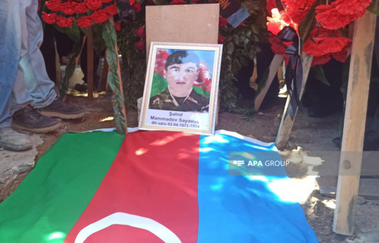 Birinci Qarabağ müharibəsində itkin düşmüş Siyavuş Məmmədovun qalıqları Sumqayıtda dəfn olunub - FOTO 