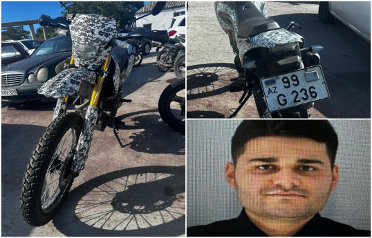 Motosikletlə avtoxuliqanlıq edən sürücü həbs edilib