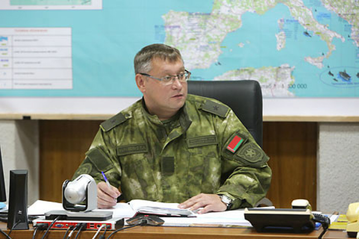 Belarus Silahlı Qüvvələrin Baş Qərargah rəisi general-mayor Pavel Muraveyko