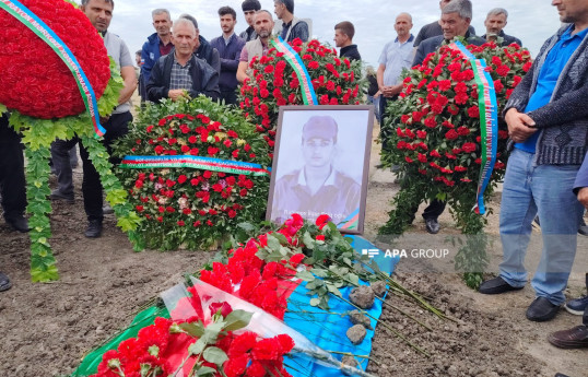 Birinci Qarabağ müharibəsində şəhid olan İlqar Rəhimovun qalıqları Göyçayda dəfn olunub - FOTO 