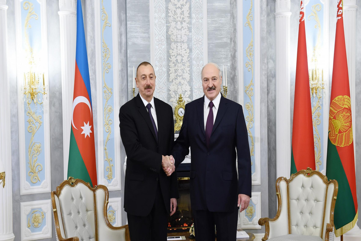 Belarus Respublikasının Prezidenti Aleksandr Lukaşenko, Prezident İlham Əliyev