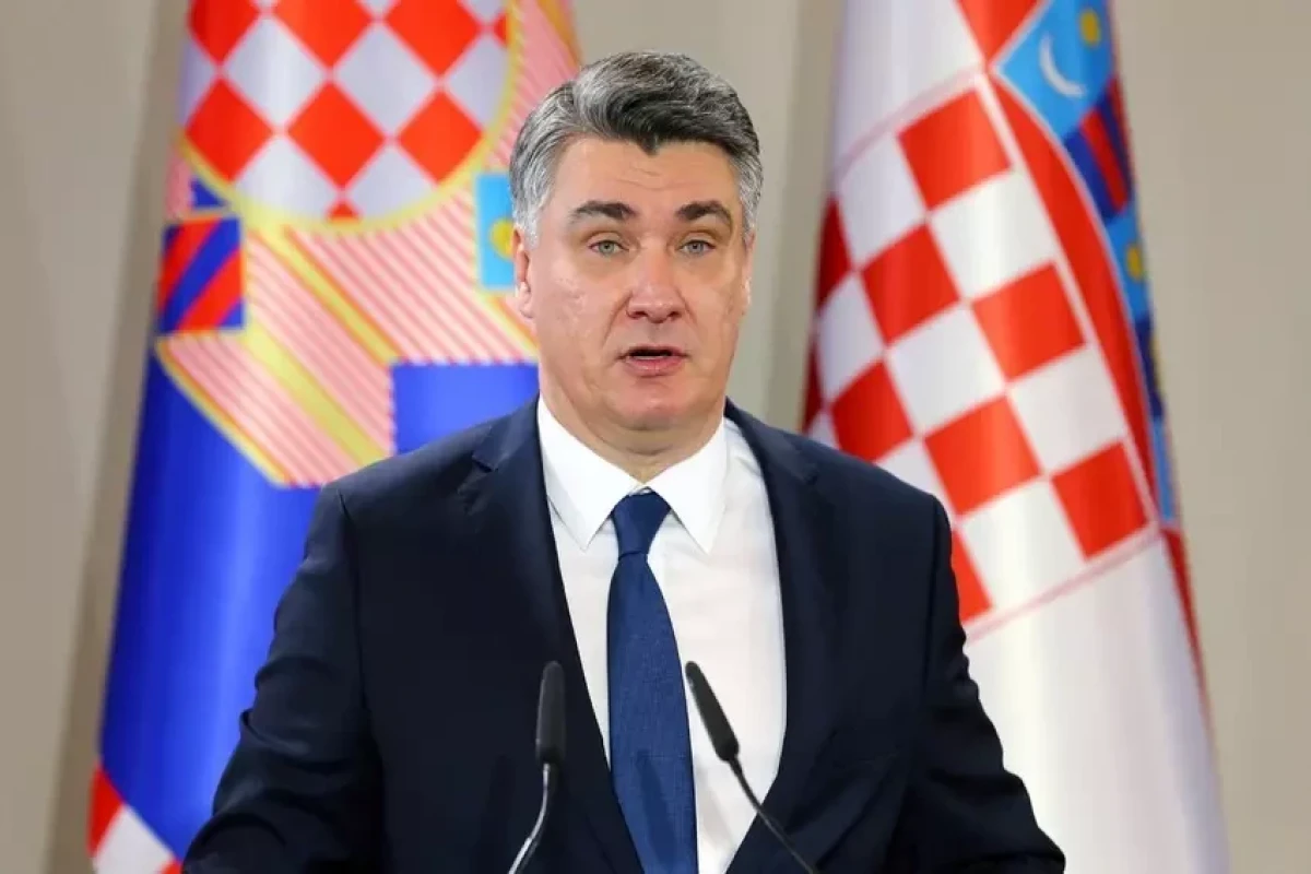 Xorvatiya Respublikasının Prezidenti Zoran Milanoviç