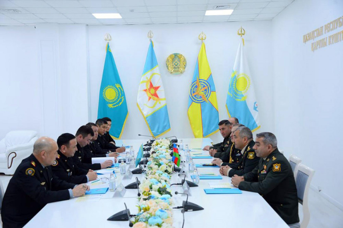 Delegation from Azerbaijan Defense Ministry visited Kazakhstan