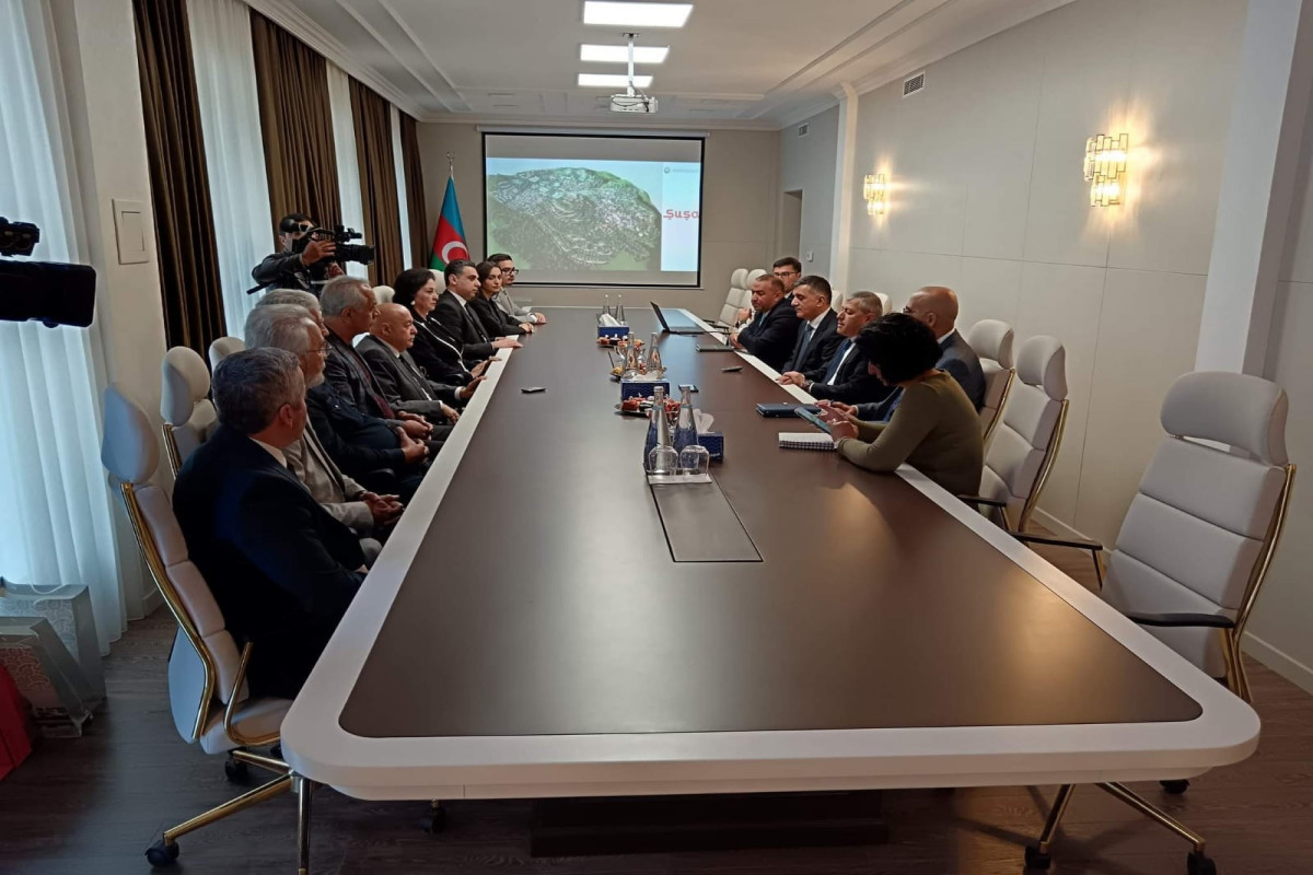 Пленум на тему «Проблемы сохранения исторических памятников Карабаха и Восточного Зангезура» в городе Шуша