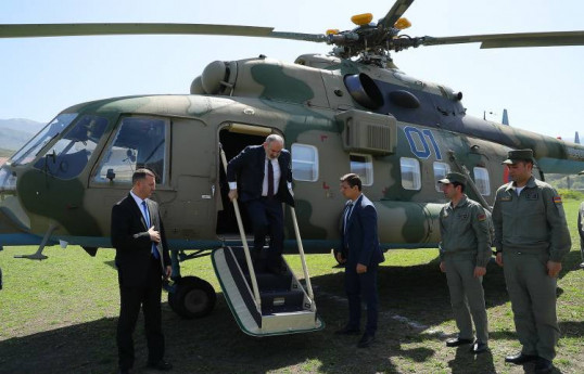 Paşinyan helikopterinin məcburi eniş etməsi ilə bağlı açıqlama verib - YENİLƏNİB  - VİDEO 