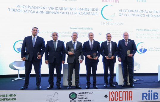 UNEC-in keçirdiyi İqtisadiyyat və İdarəetmə Sahəsində Tədqiqatçıların VI Beynəlxalq Elmi Konfransı uğurla yekunlaşıb