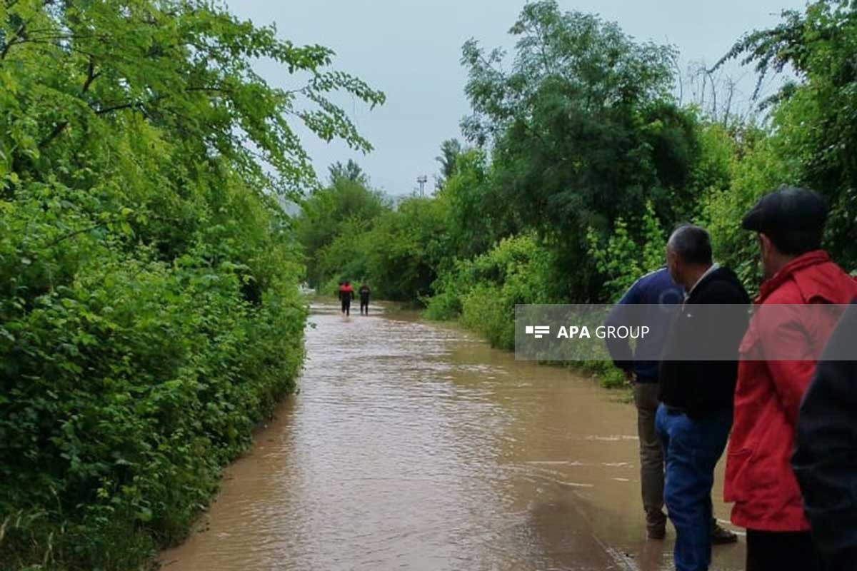 Gürcüstanda azərbaycanlıların yaşadığı kəndləri su basıb - FOTO 